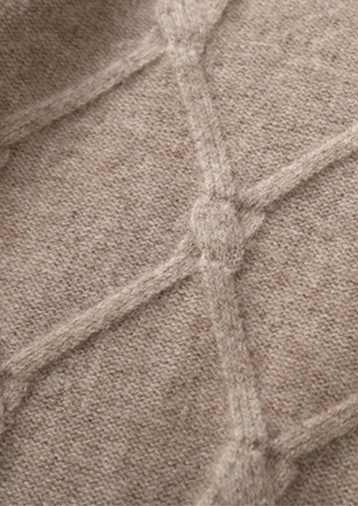 Pure Extra-Fine Merino Wool Cable Crewneck, view 3