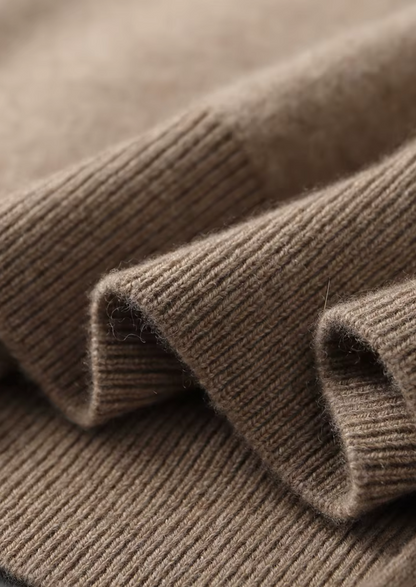 Premium Cashmere Two Tone Zipper Hoodie, view 11