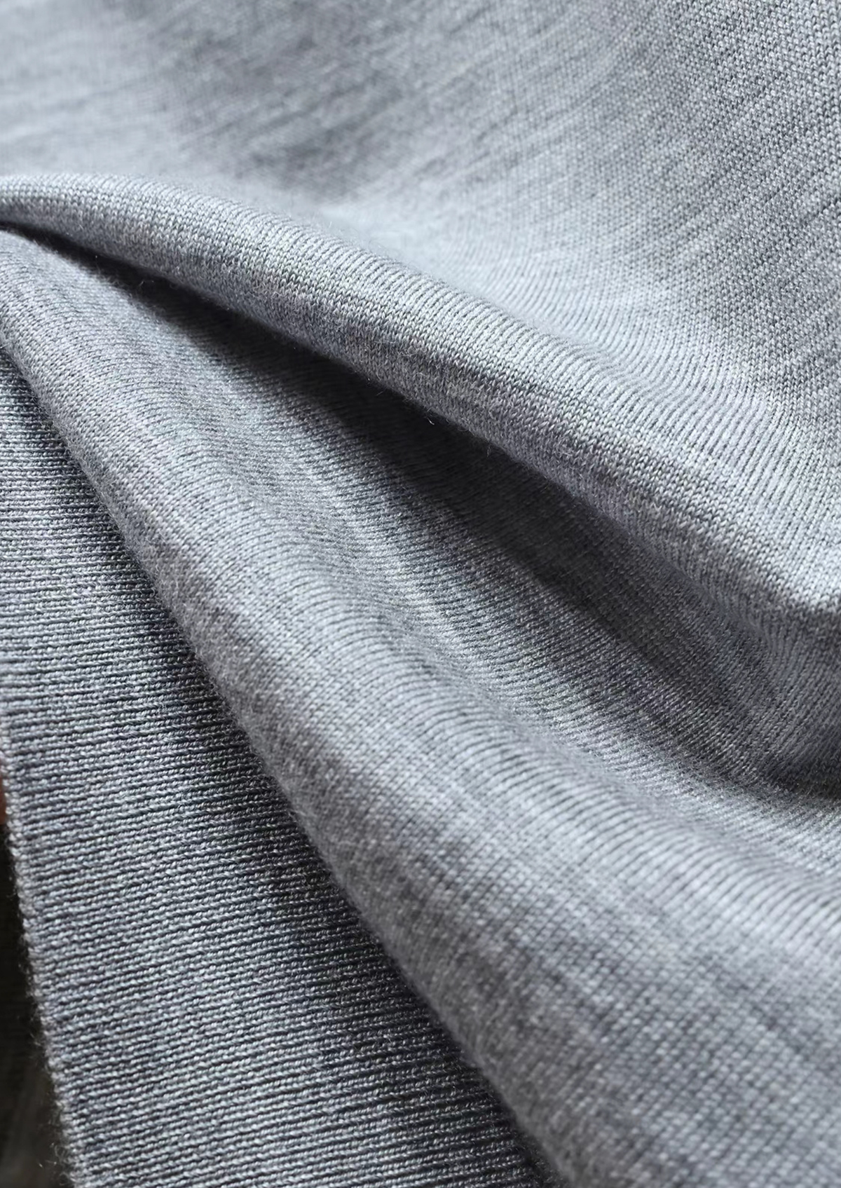 Ellis Light Gray Lightweight Polo Shirt, view 3