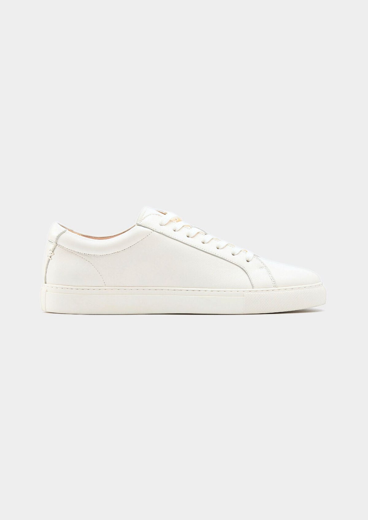 Ivory Essential Leather Sneaker, view 1