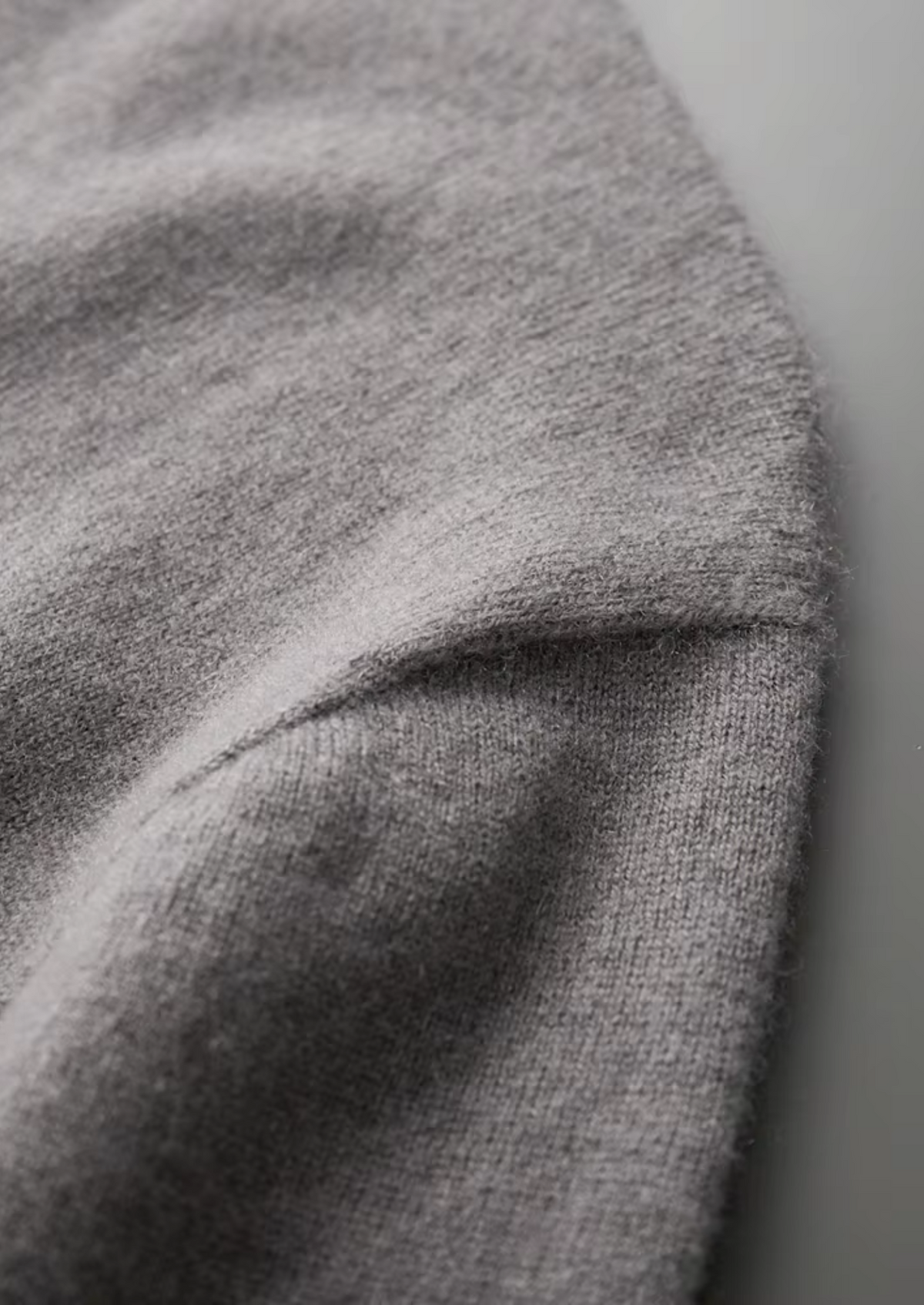 Premium Cashmere Mock Neck T-Shirt, view 5