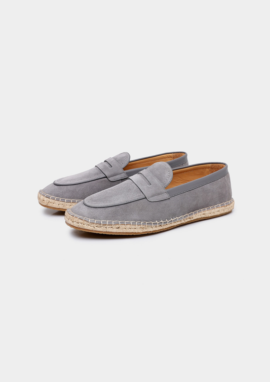 Positano Espadrille - Light Grey, view 1