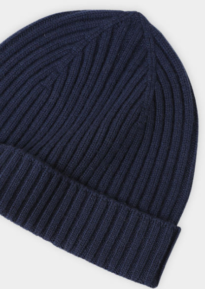 Pure Extra-Fine Merino Wool Traiano Essentials - Navy Blue, view 3
