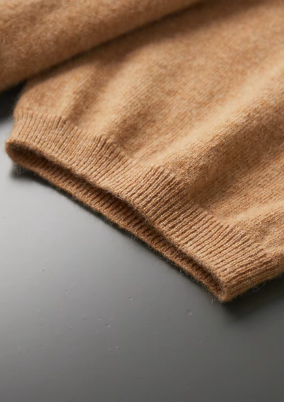 Premium Cashmere Mock Neck T-Shirt, view 27