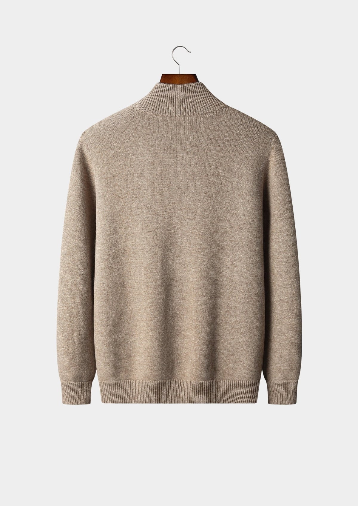 Pure Extra-Fine Merino Wool Essential Dual Zip Cardigan, view 2