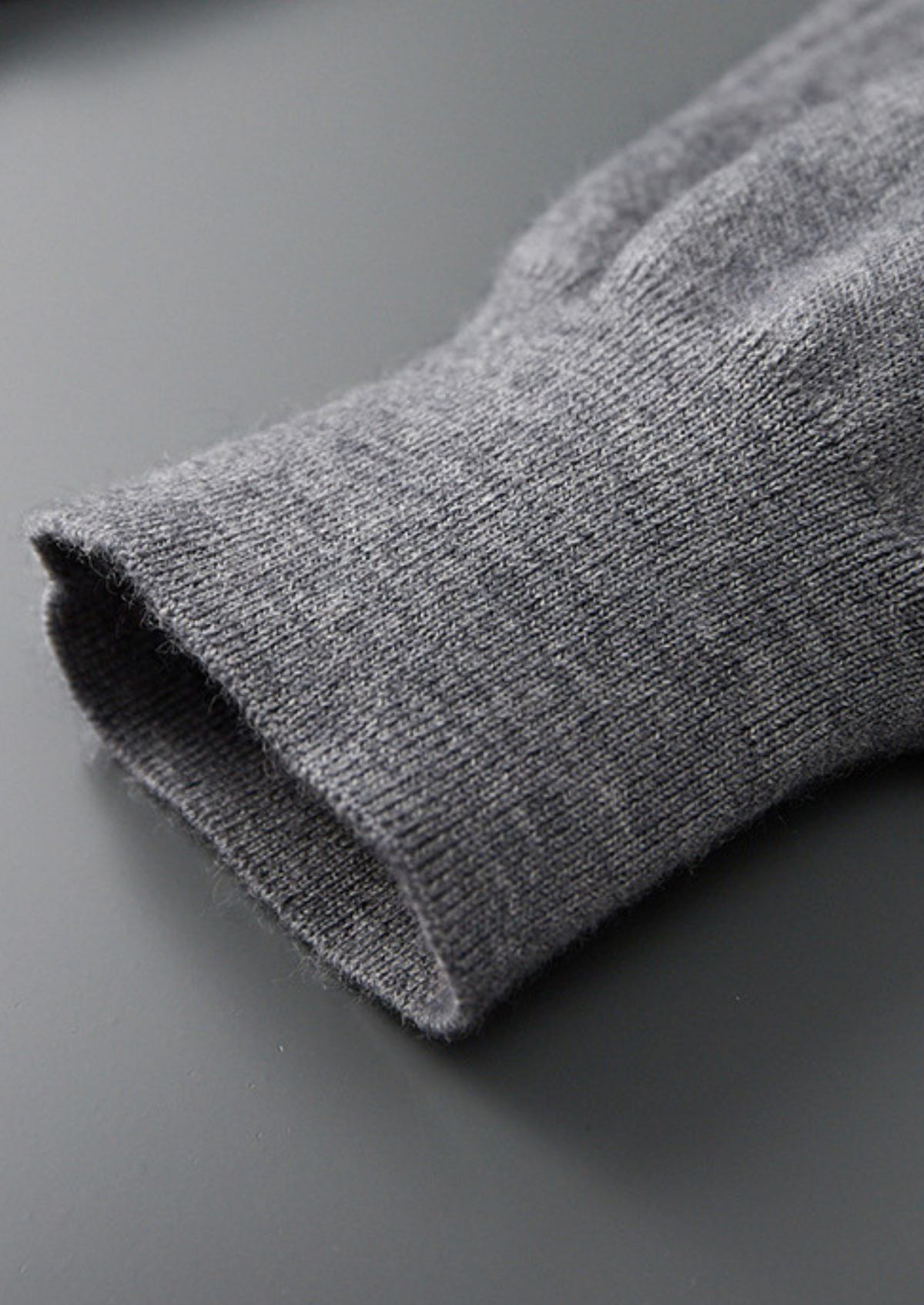 Premium Cashmere Buttonless Sweater Polo, view 5