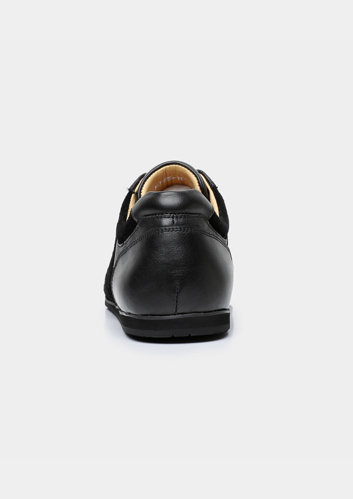Black Retro Hybrid Suede Leather Runner, view 7