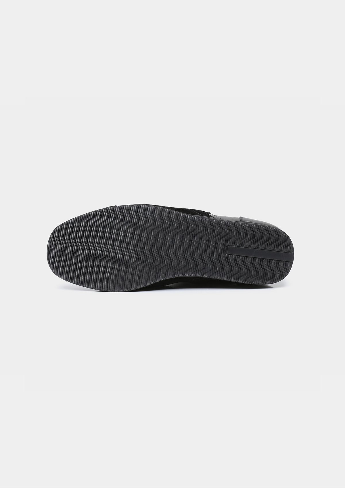 Black Retro Hybrid Suede Leather Runner, view 5