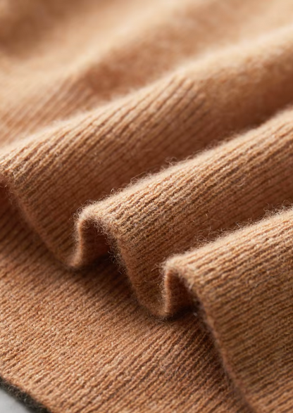 Premium Cashmere Classic Crewneck T-Shirt - Honey Mustard, view 4