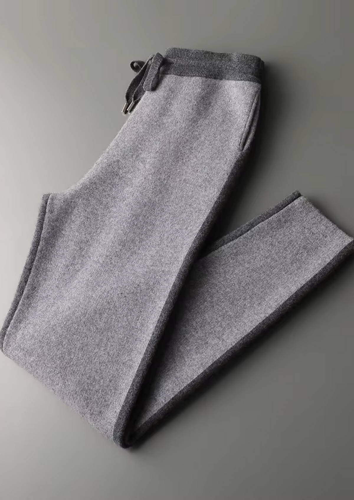 Premium Cashmere Dark Gray Torino Leisure Set, view 10