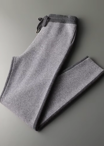 Premium Cashmere Dark Gray Torino Leisure Set, view 10