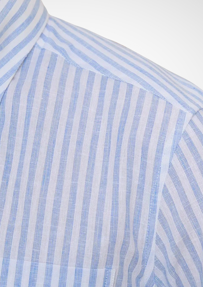 Palatino Striped Coastal Shirt - Light Blue, view 4