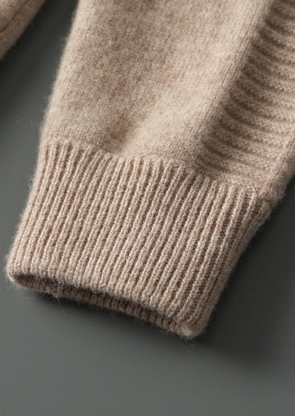 Pure Extra-Fine Merino Wool Essential Dual Zip Cardigan, view 8