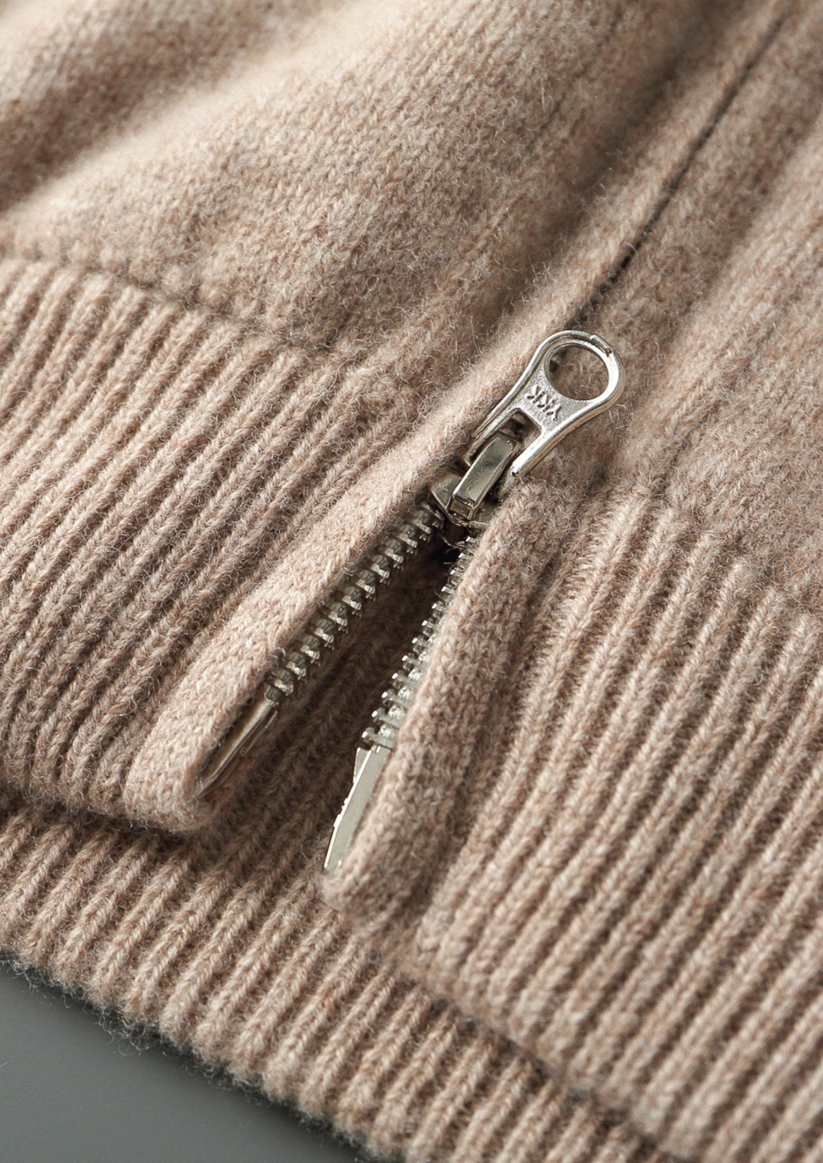 Pure Extra-Fine Merino Wool Essential Dual Zip Cardigan, view 9