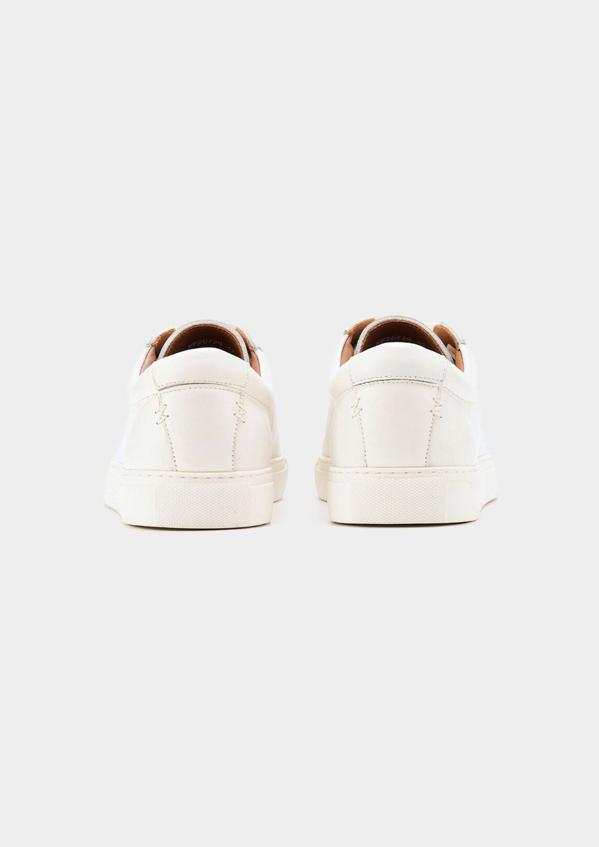 Ivory Essential Leather Sneaker, view 4