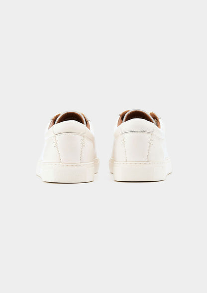 Ivory Essential Leather Sneaker, view 4