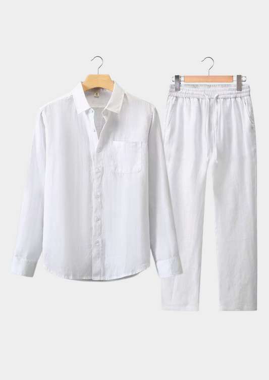 Aurelia Longsleeve Summer Set - All White, view 1