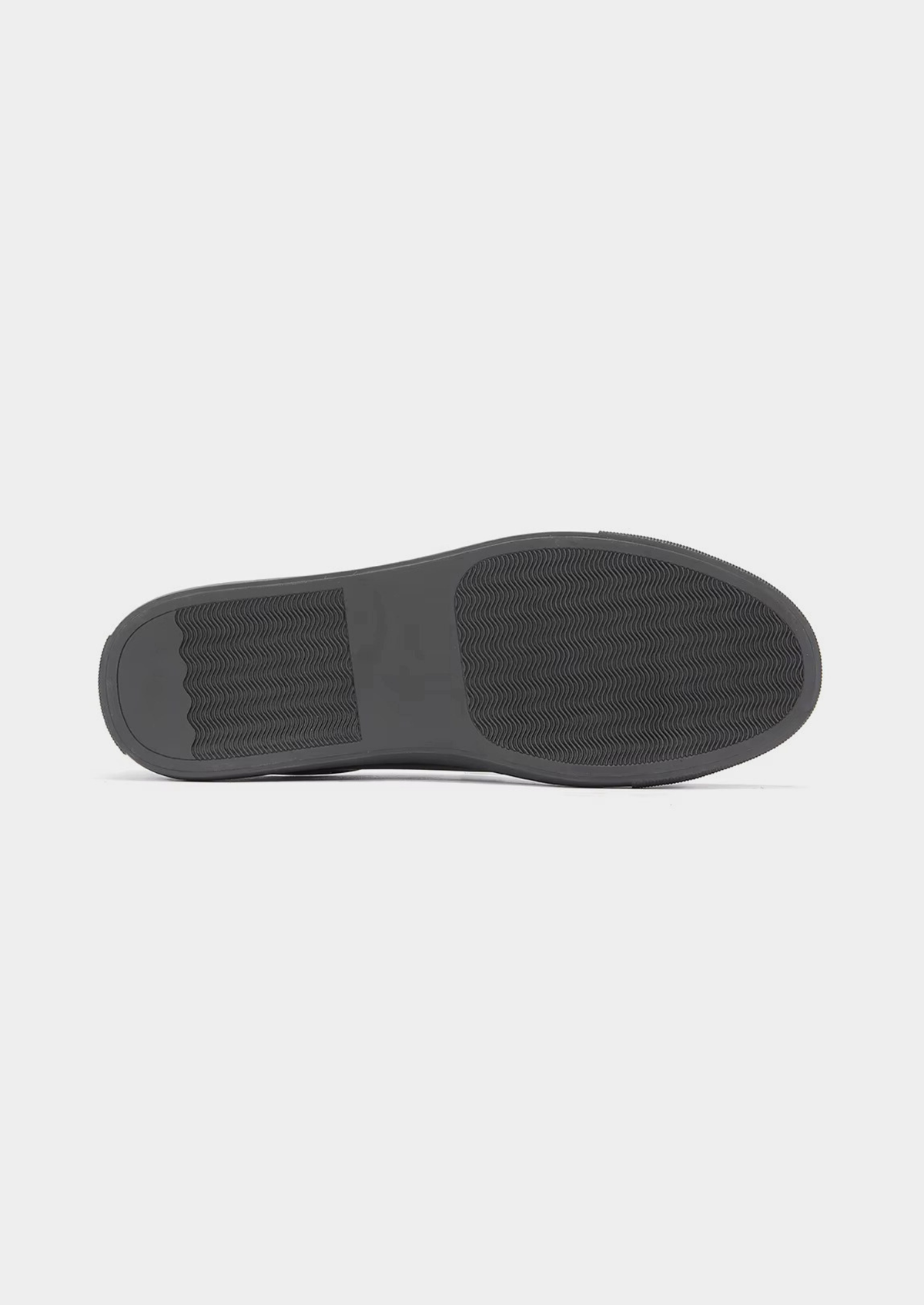 Black Essential Leather Sneaker, view 4