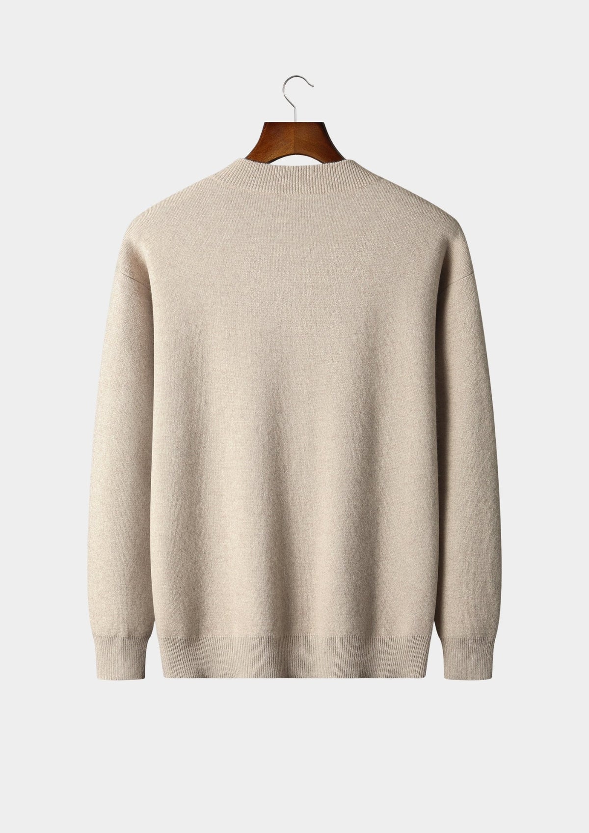 Pure Extra-Fine Merino Wool Essential Zip Cardigan, view 2