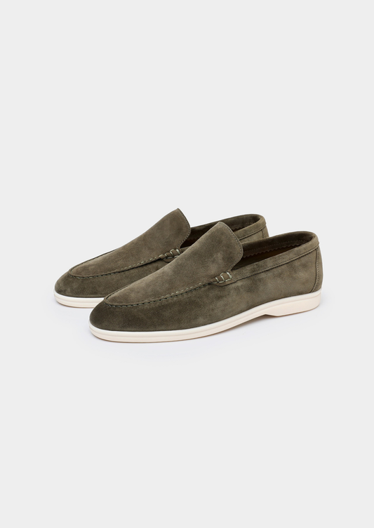 Anzio Loafer - Olive, view 1