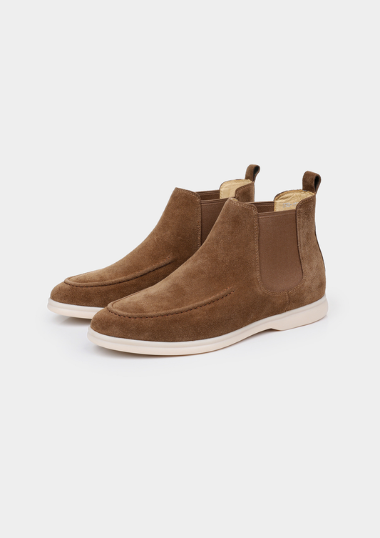 Light Brown Suede Chelsea Boot, view 1