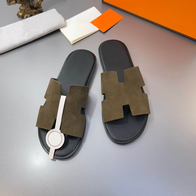 Claquettes Korcula en daim