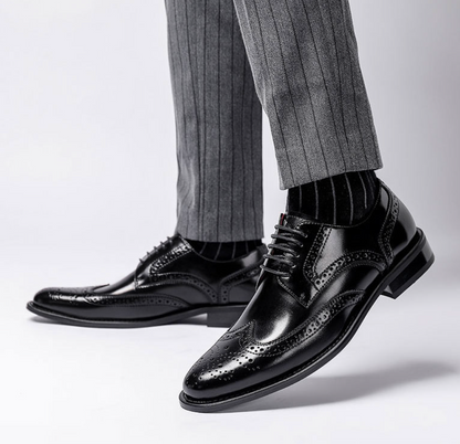 Zapatos brogue Parma de piel