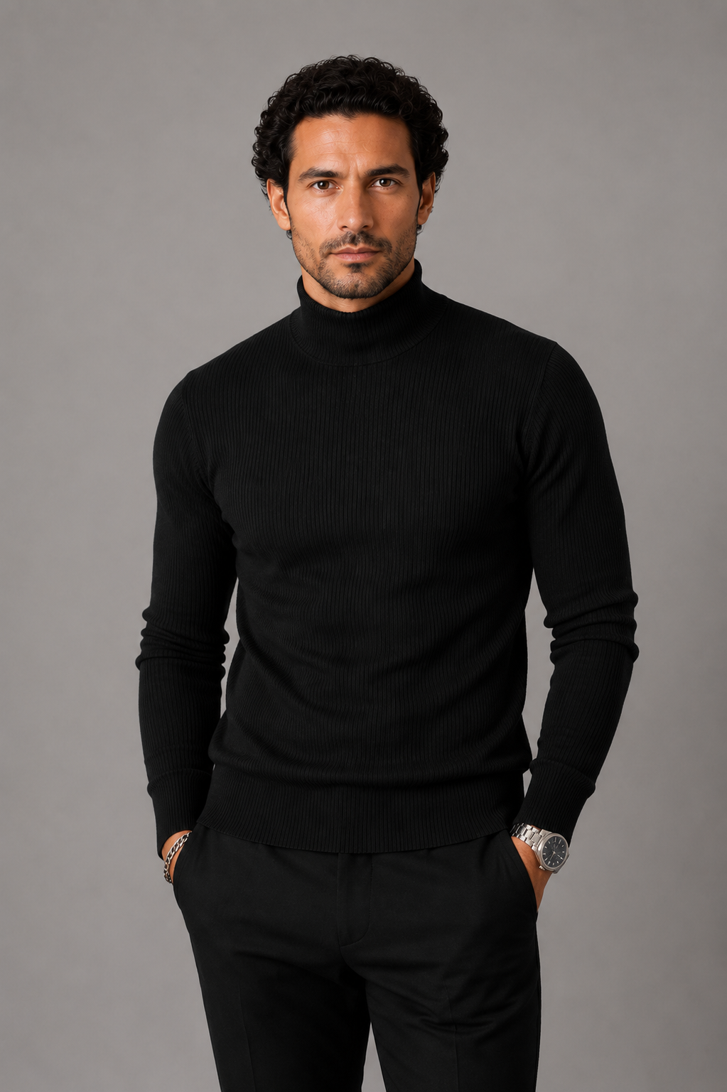 Pull col roulé Belluno