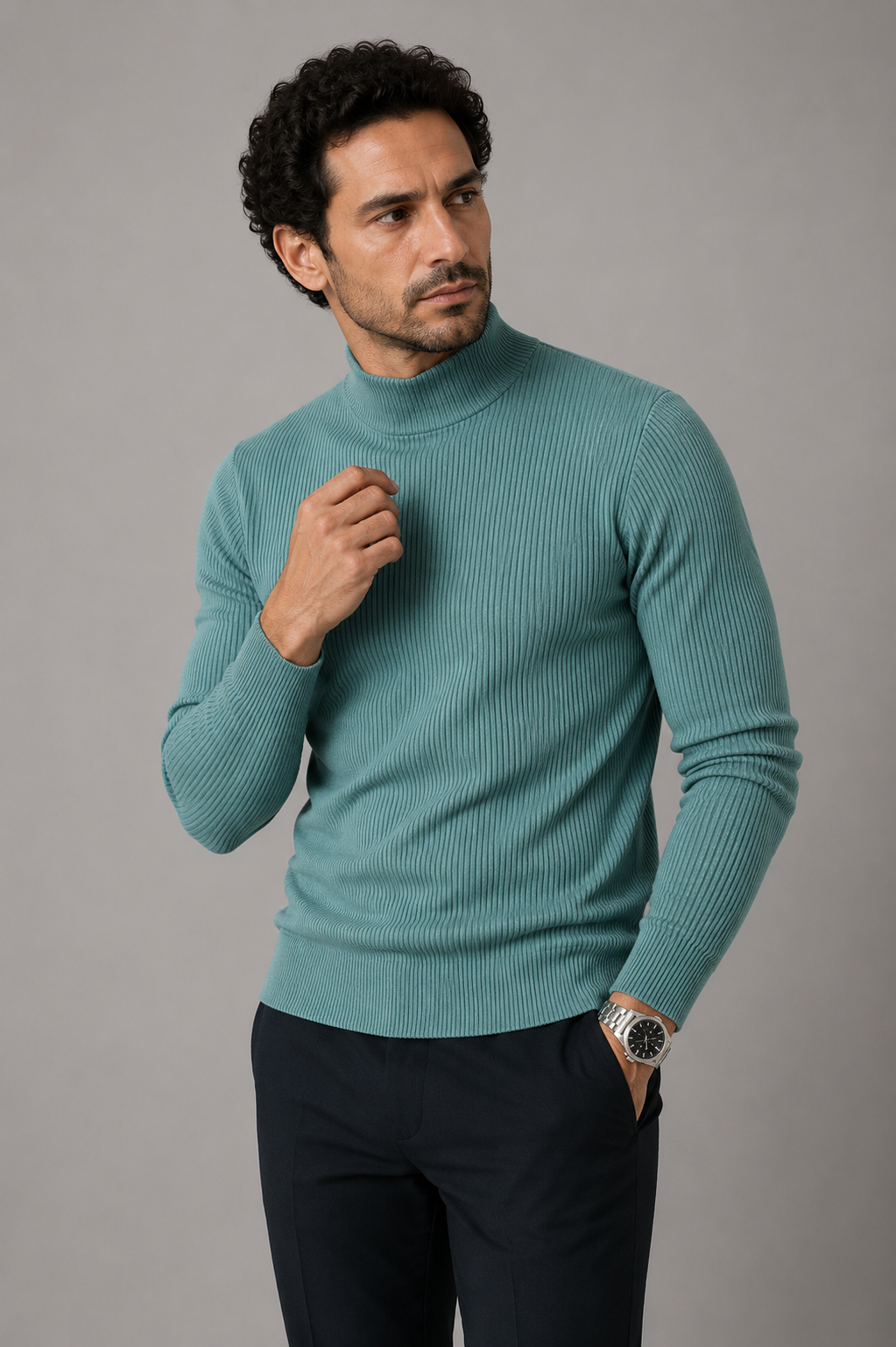 Pull col roulé Belluno