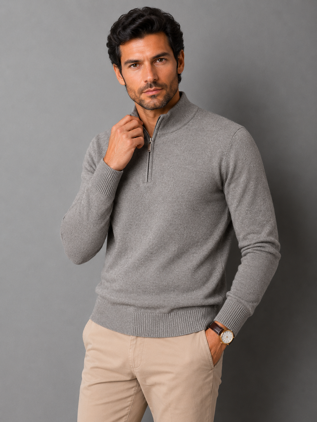 Pull demi-zip Garda