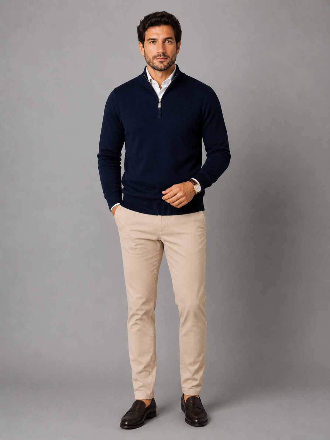 Pull demi-zip Garda