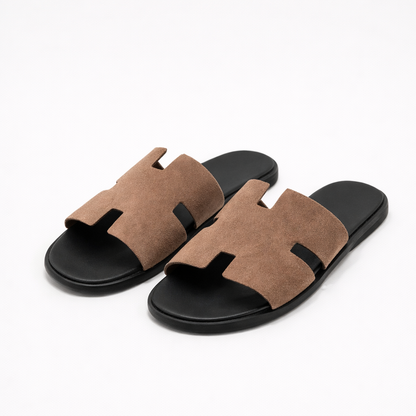 Claquettes Korcula en daim