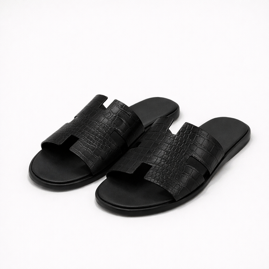 Hvar Leather Slide