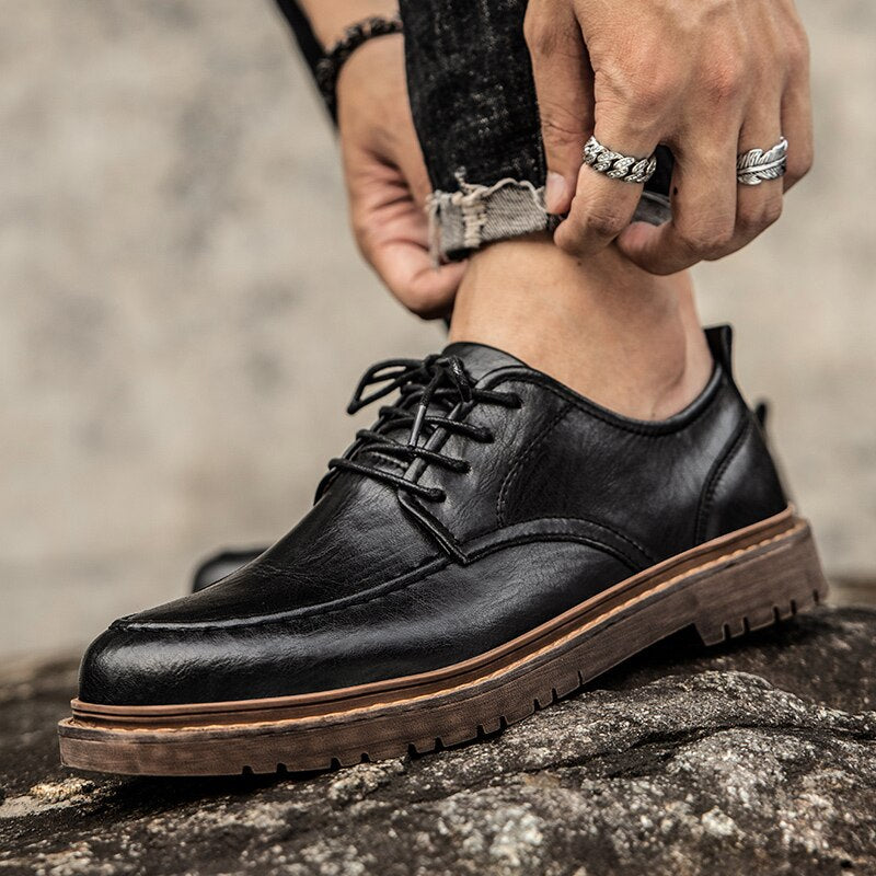 Mantova Leather Derby