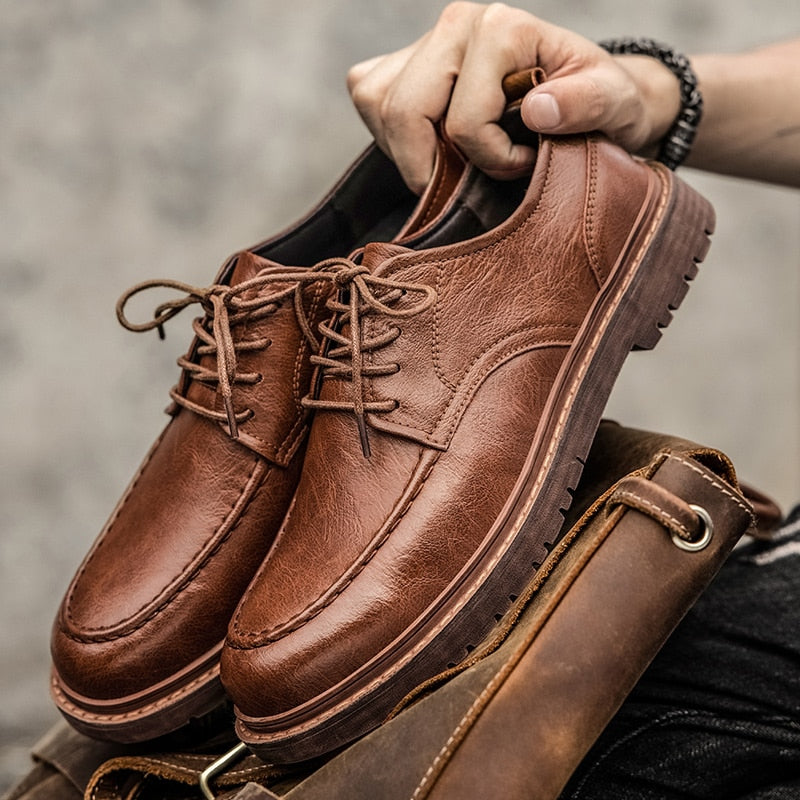 Mantova Leather Derby
