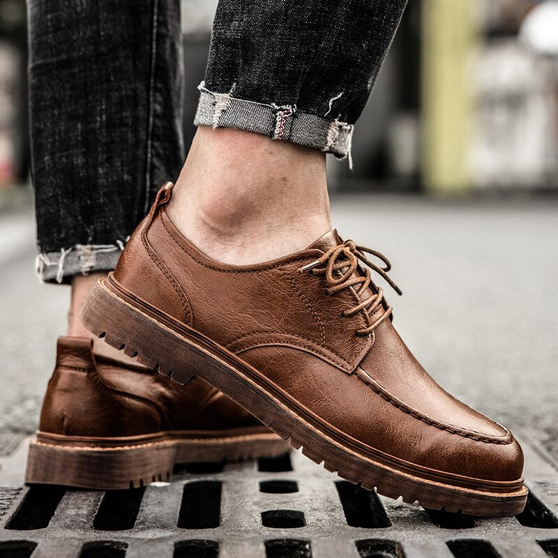 Mantova Leather Derby