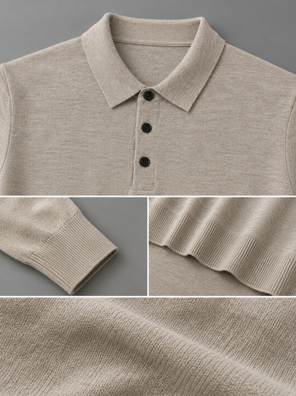 Rapallo Long-Sleeve Knit Polo
