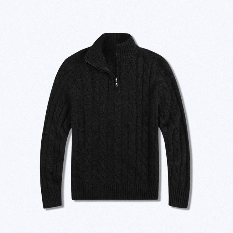 Sestriere Cable-Knit Half-Zip
