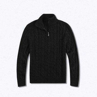 Sestriere Cable-Knit Half-Zip