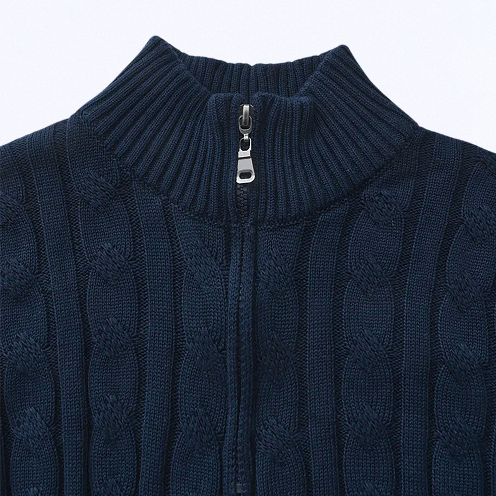 Sestriere Cable-Knit Half-Zip