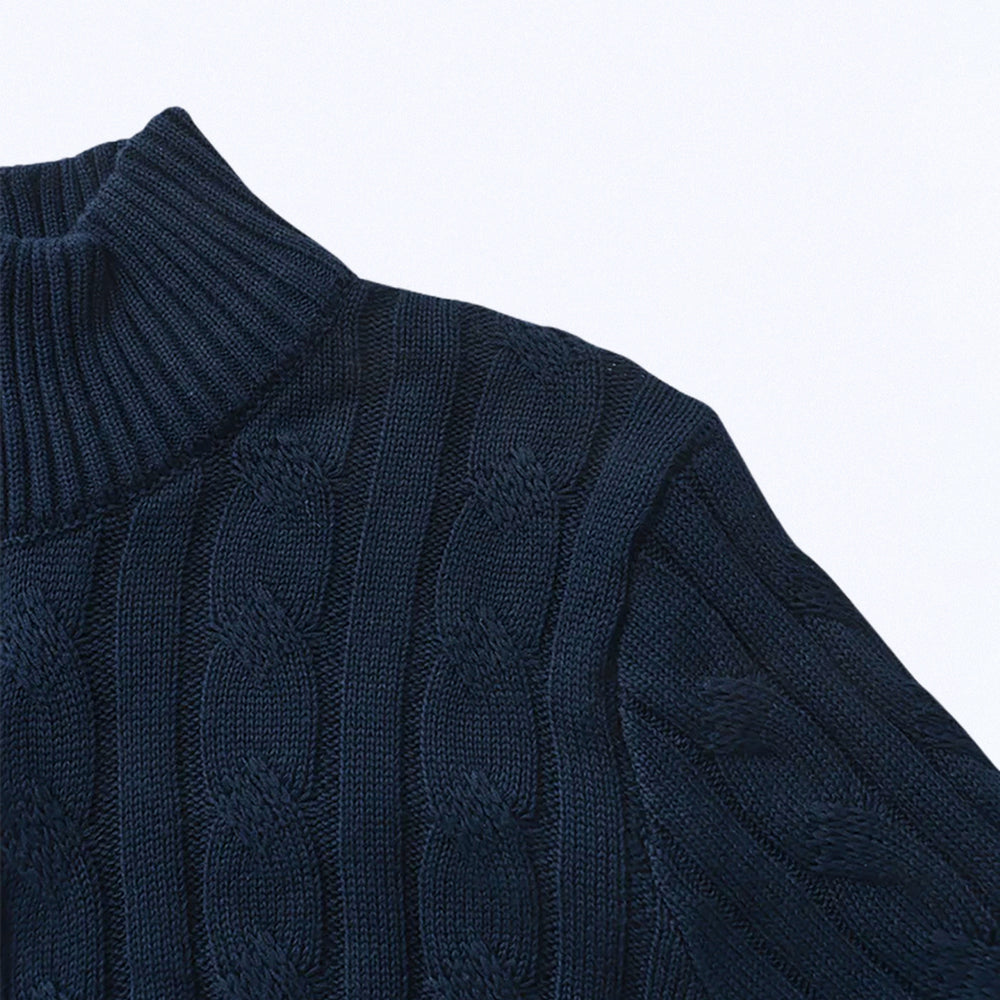 Sestriere Cable-Knit Half-Zip