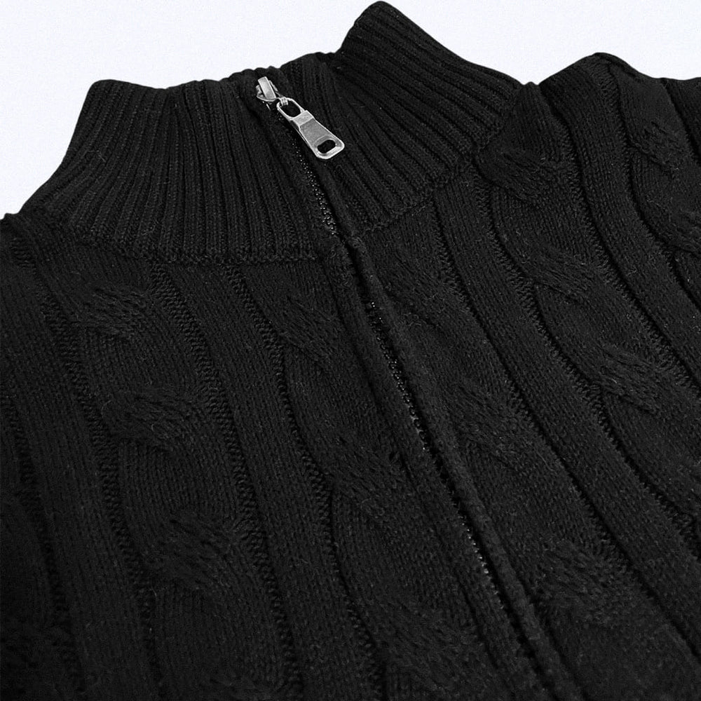 Sestriere Cable-Knit Half-Zip