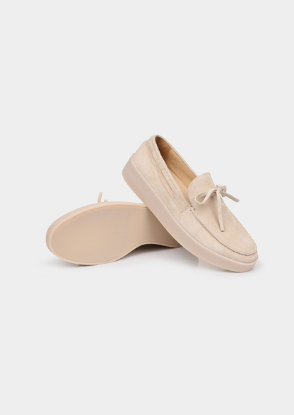 Gaeta Boat Shoe - Ivory, view 2