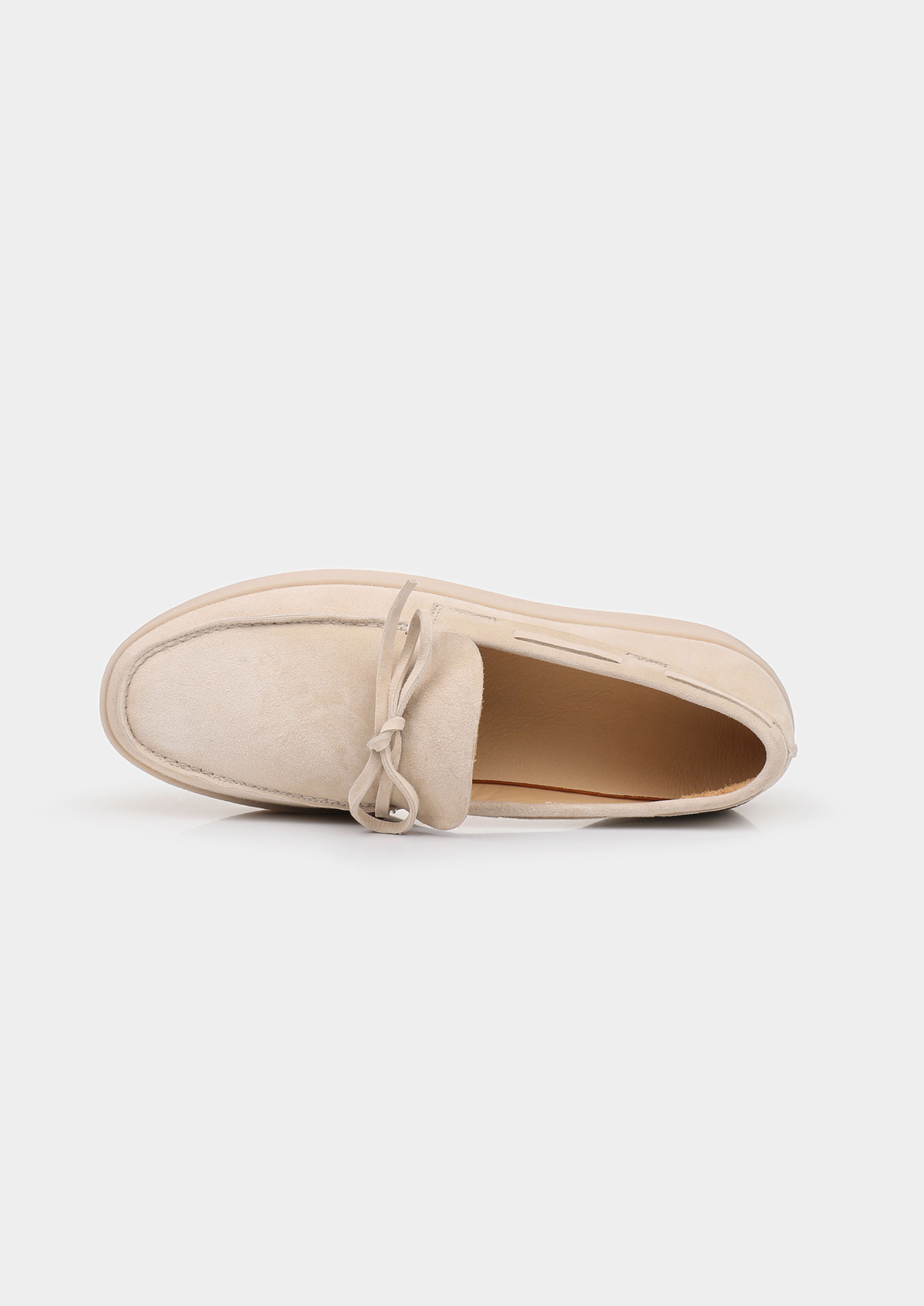 Gaeta Boat Shoe - Ivory, view 4