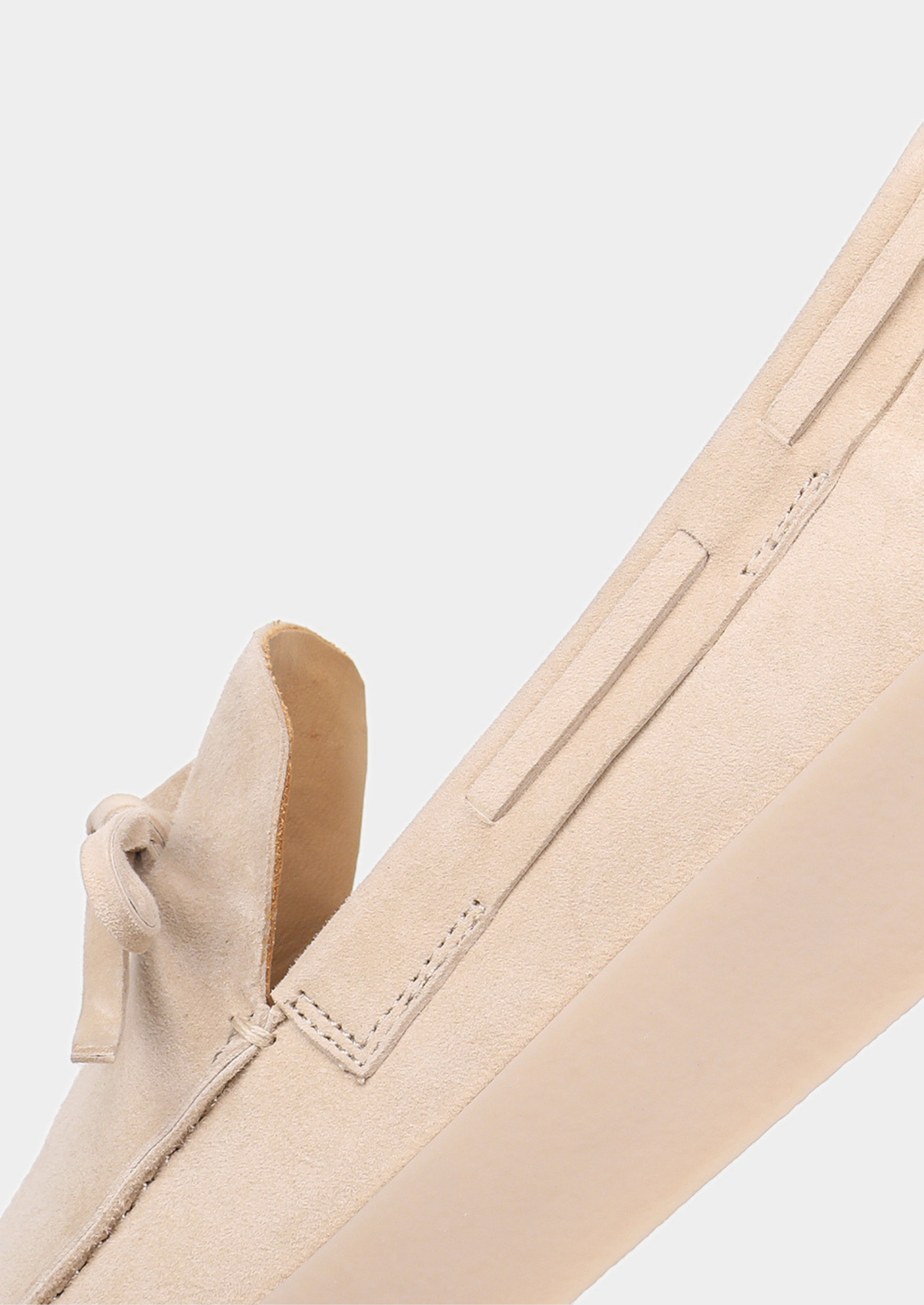 Gaeta Boat Shoe - Ivory, view 6