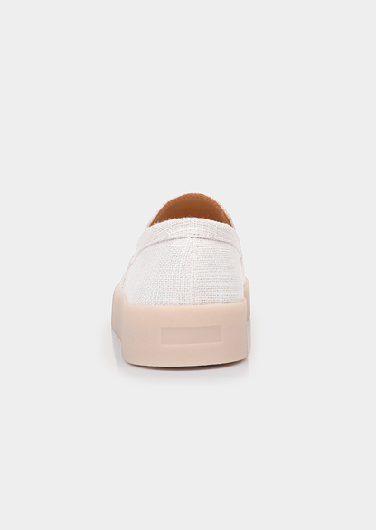 White Linen City Loafers, view 7