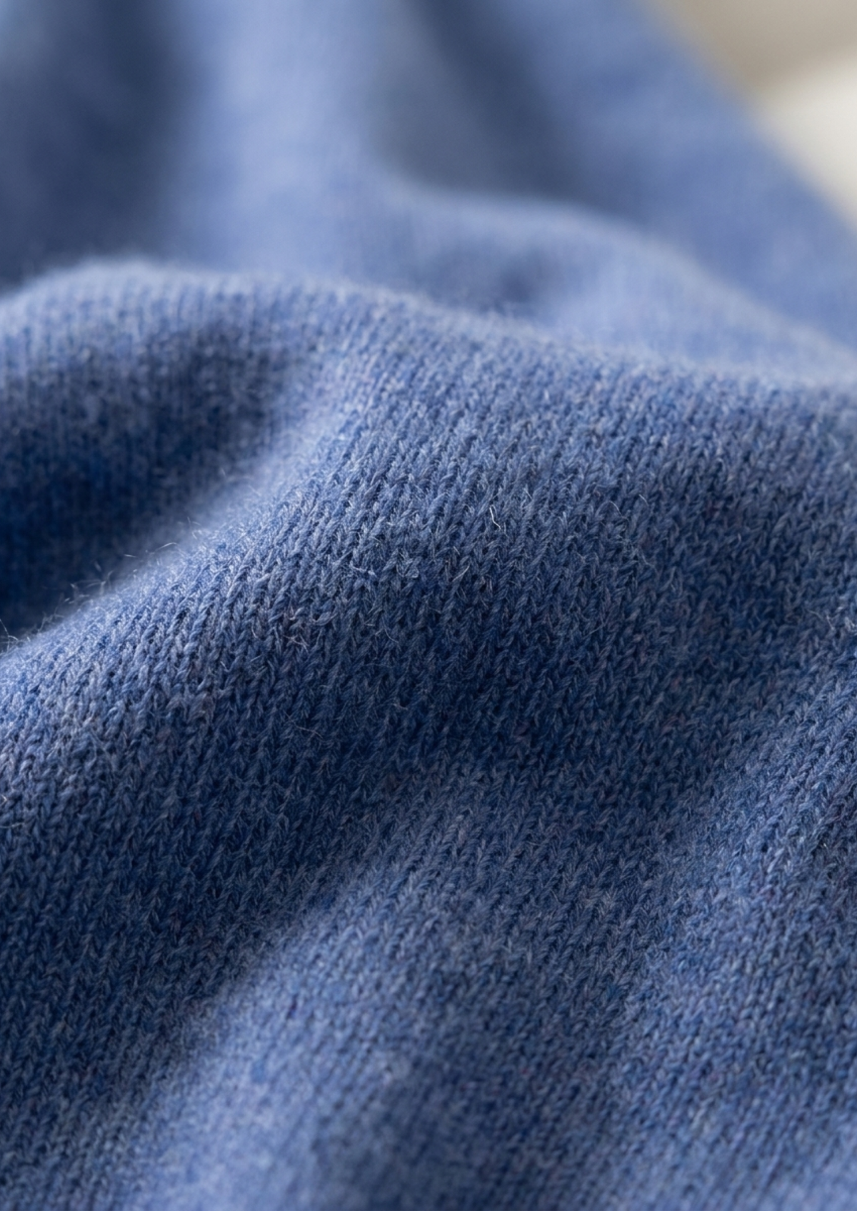 Premium Cashmere Classic Crewneck T-Shirt - Deep Atlantic, view 6