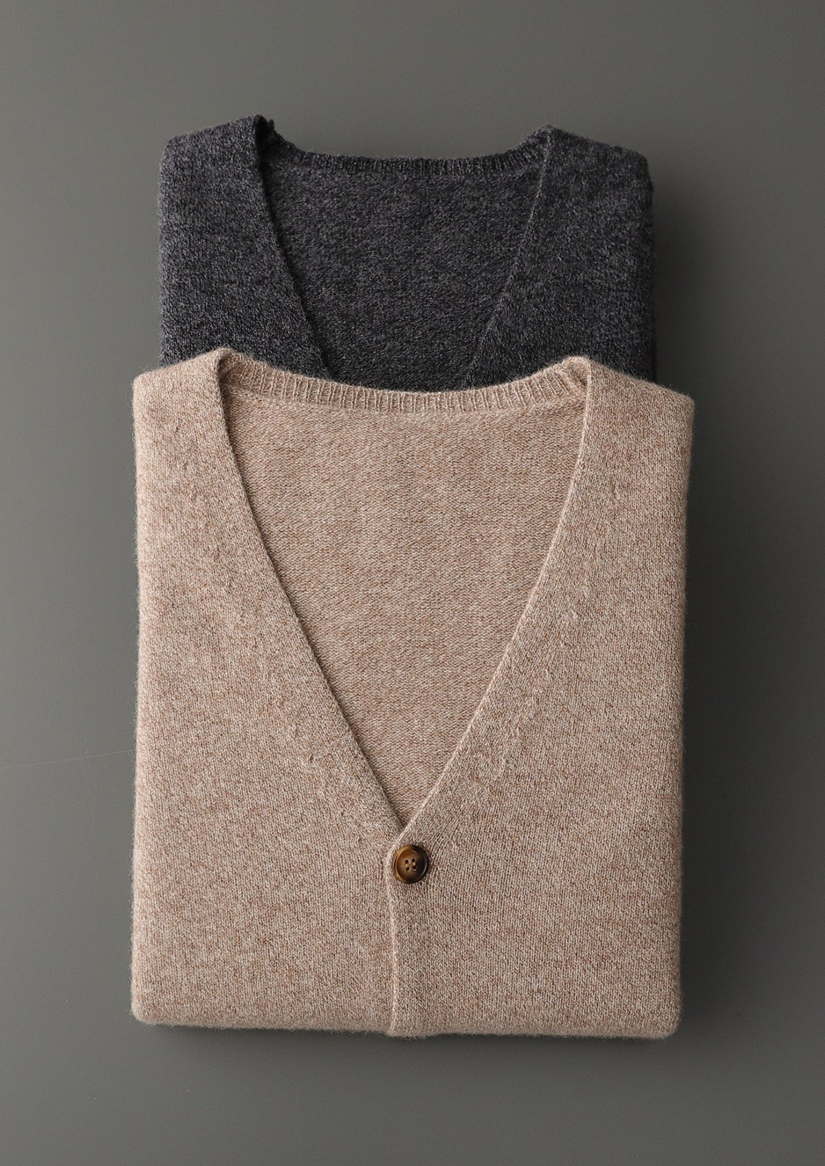 Pure Extra-Fine Merino Wool Classic Button Cardigan, view 13