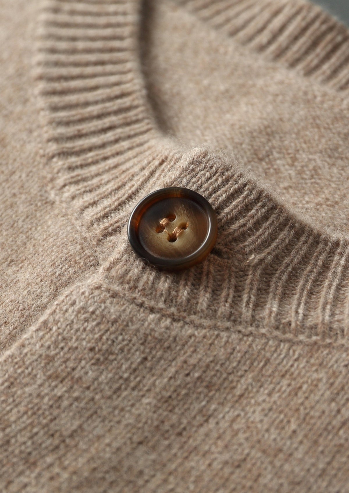Pure Extra-Fine Merino Wool Classic Button Cardigan, view 3
