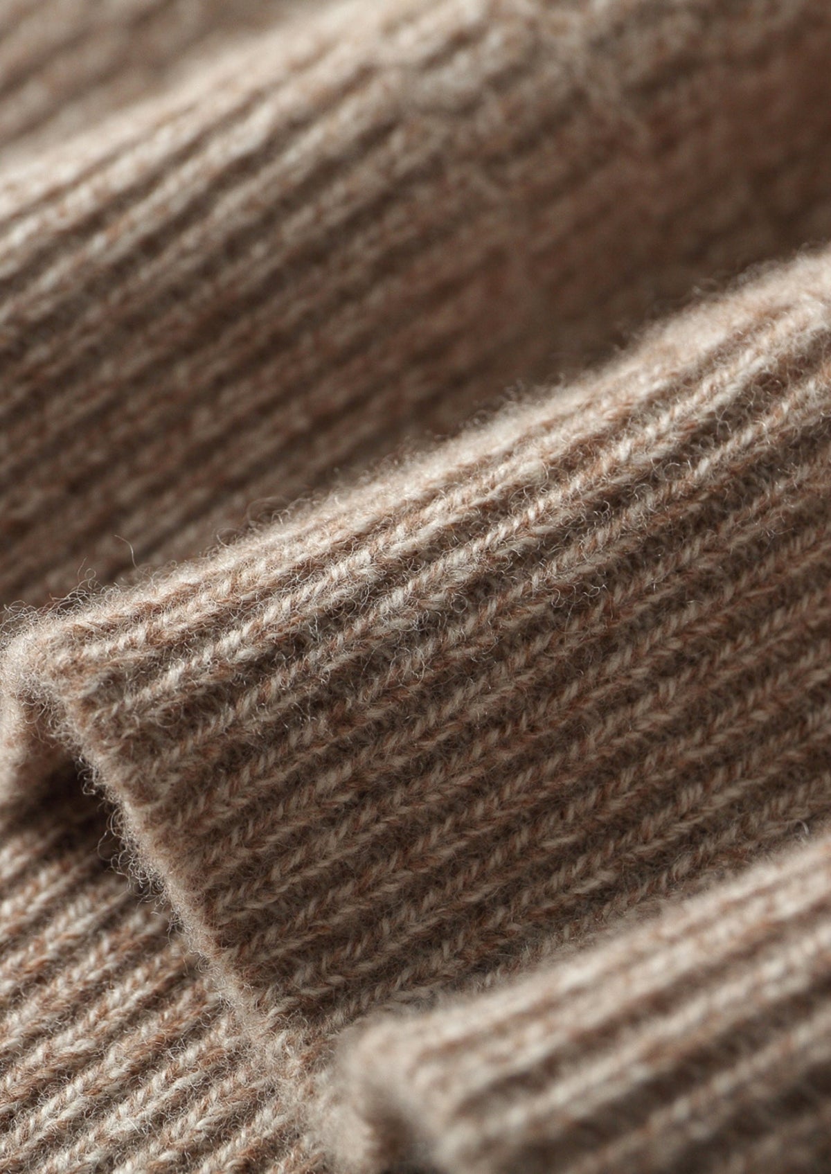 Pure Extra-Fine Merino Wool Textured Funnel Neck Sweater, view 4